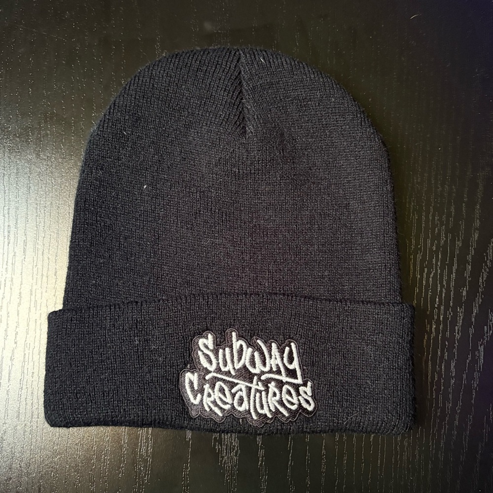 Yupoong “Subway Creatures”‎ Black Beanie Hat